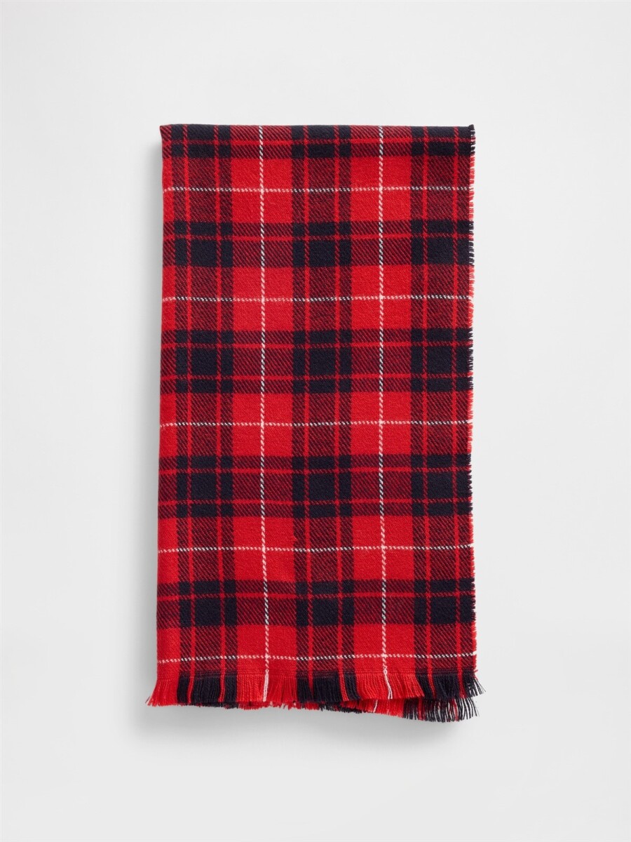 Bufanda Cozy Hombre - Red Plaid 