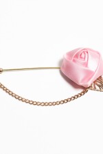 Pin para el Ojal Diseño Flor ROSADO