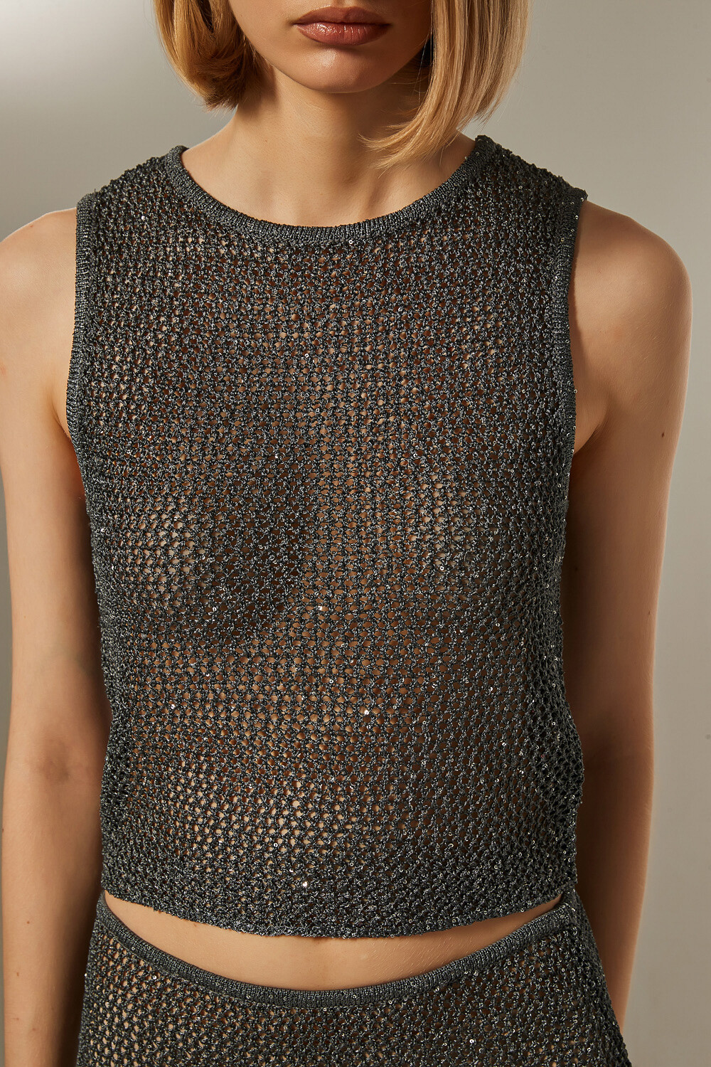 Tops Rimo Gris Oscuro