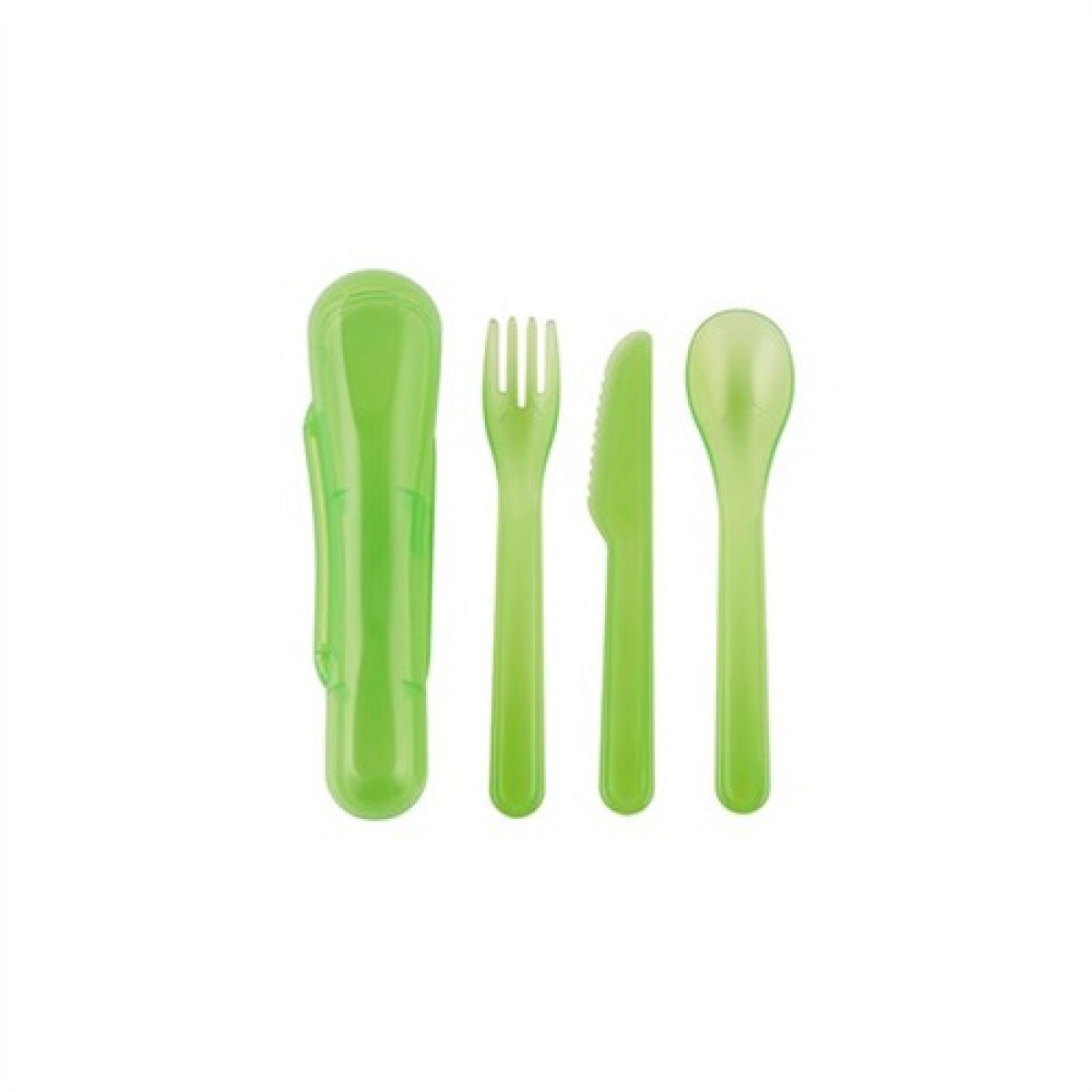 Cubiertos con estuche - Verde 