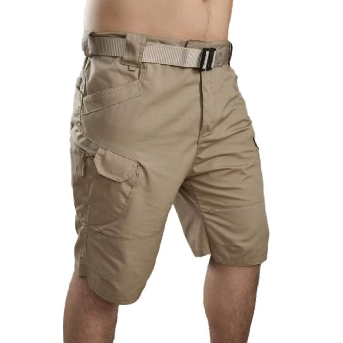 Bermuda Cargo Táctica Antidesgarro - Beige 