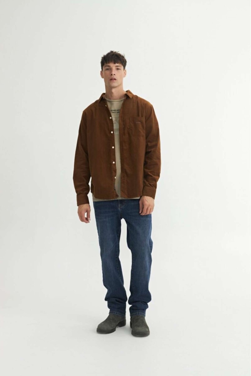Camisa Fupert - Chocolate 