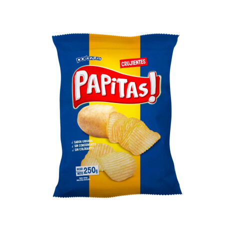Papas Portezuelo Onduladas 250 grs Papas Portezuelo Onduladas 250 grs