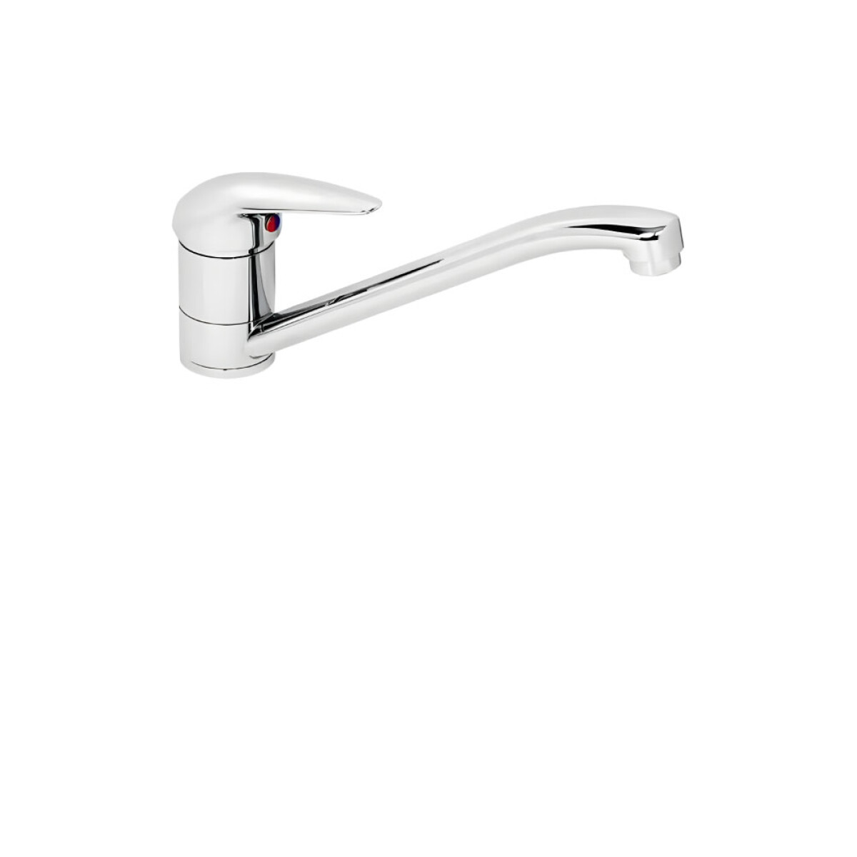 Grifería De Cocina para Mesada Monocomando Salida Horizontal Cromada Línea Granada 