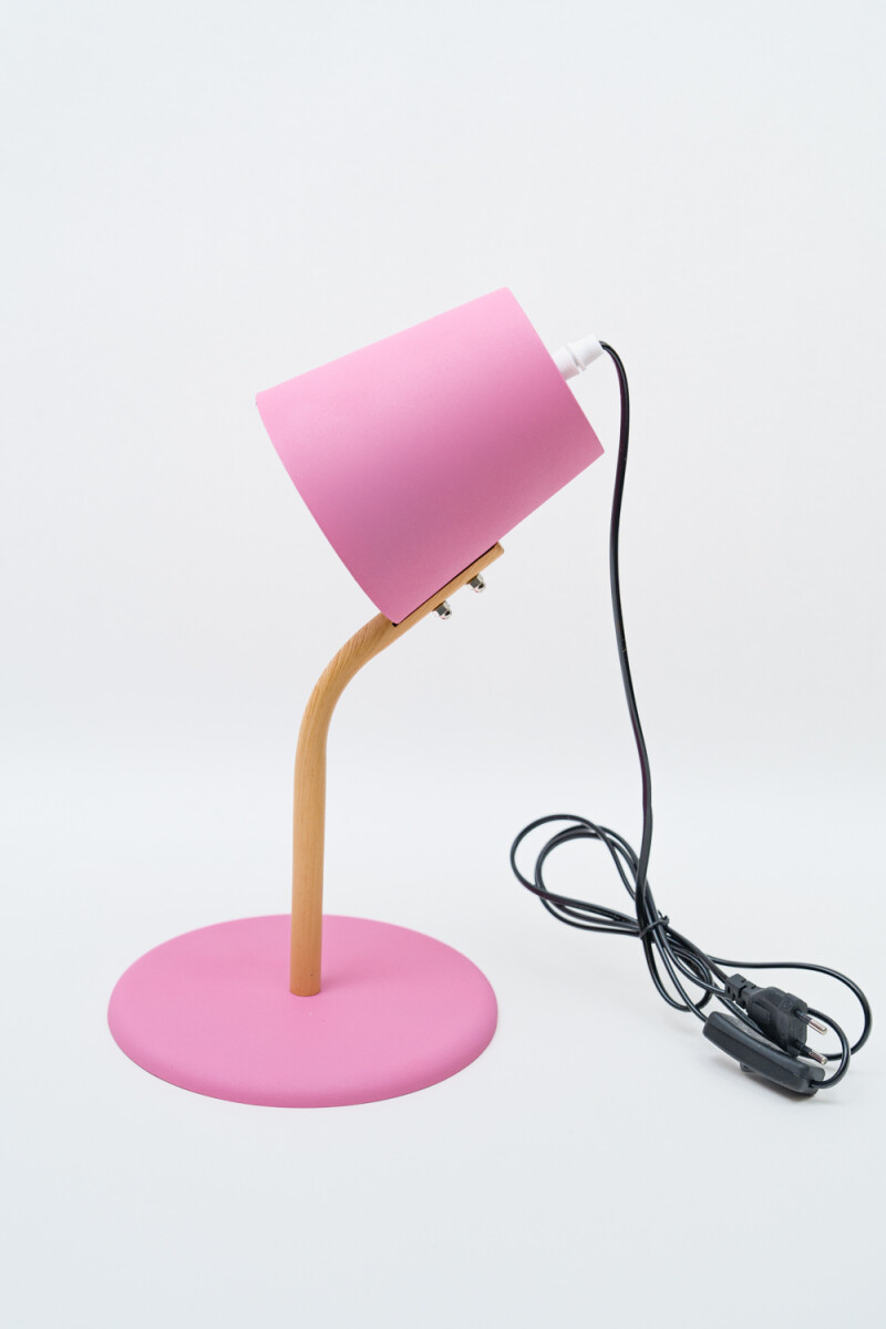 Lampara De Mesa Bionne - Rosa 