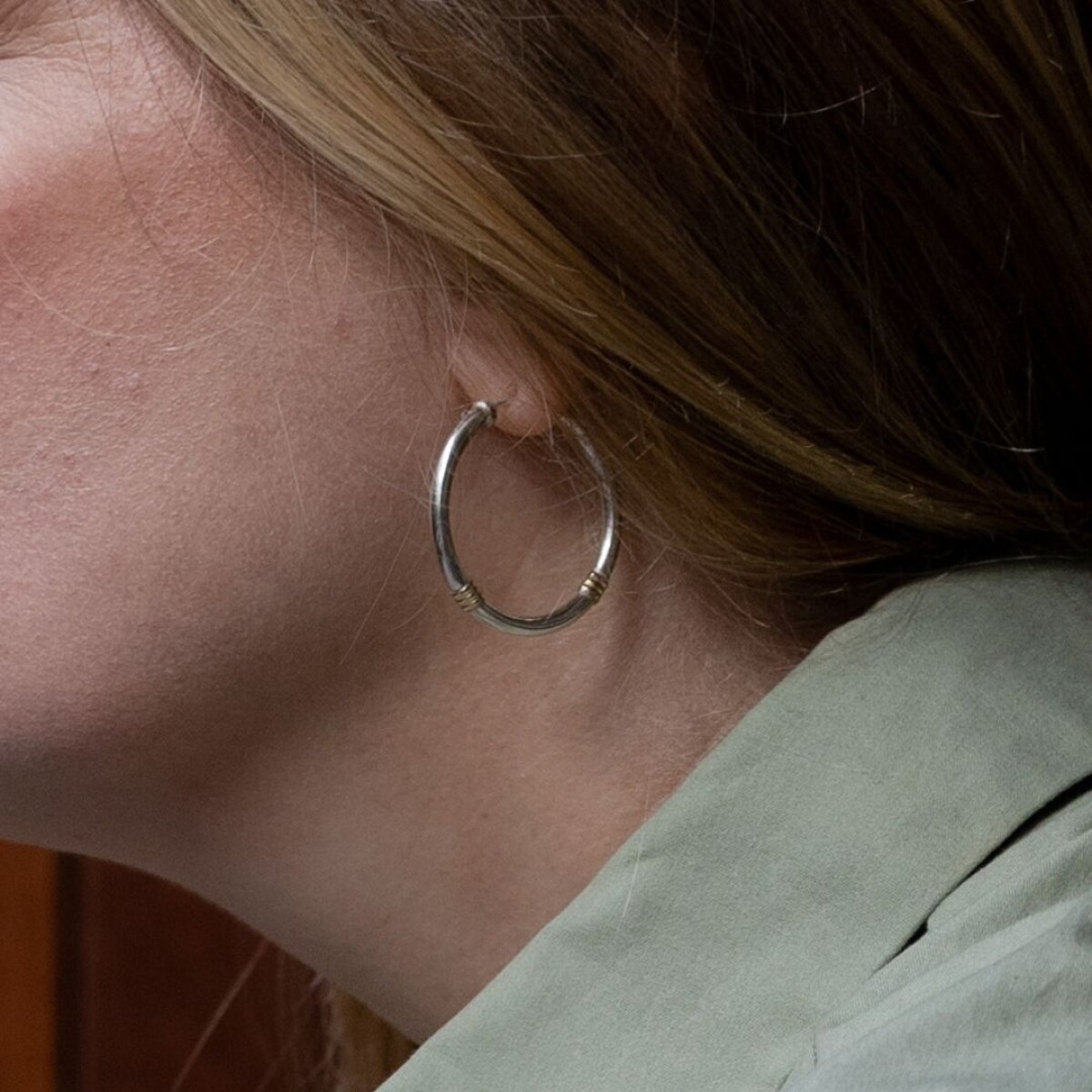 Aros Sienna - Plata y Oro 