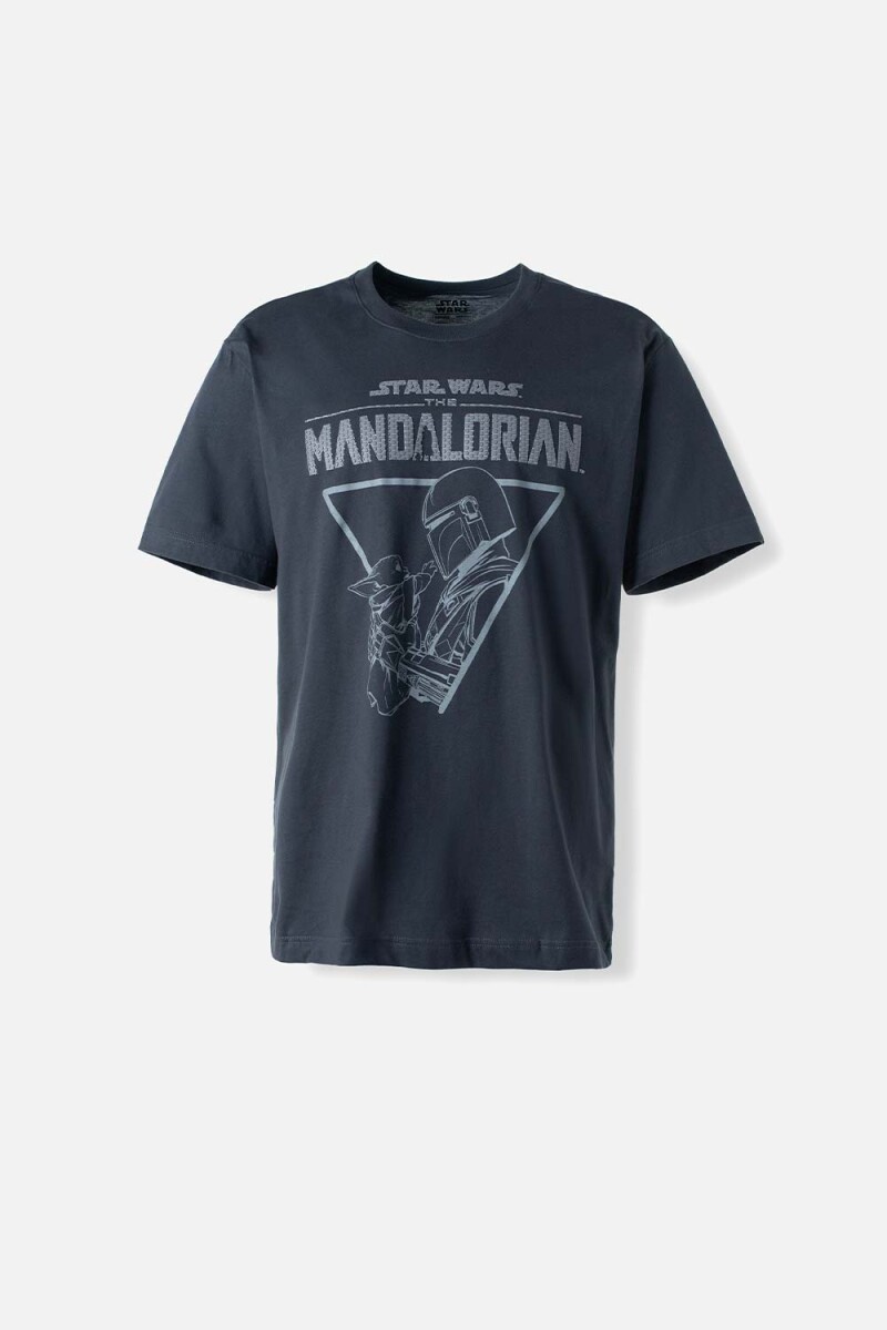 Remera Mandalorian - Gris oscuro 