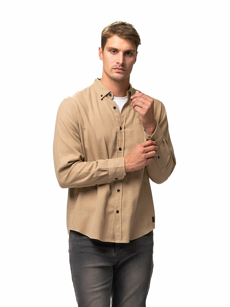 Camisa Franela Philadelphia Forum - Tostado 