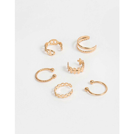 Set De Earcuff Dorado