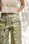 Brocato Dancing Queen Pants Verde Agua / Dorado