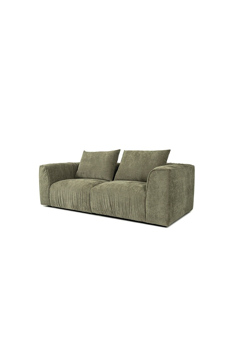 CORSO SOFA CORSO 236X105X80CM (2PIEZAS 118CM) TELA VERDE