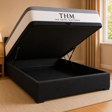Sommier Baul 2 Plazas HAMPTONS Hybrid Rhodium Sommier Baul 2 Plazas HAMPTONS Hybrid Rhodium