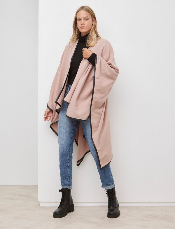 Ruana Soft ROSA OSCURO