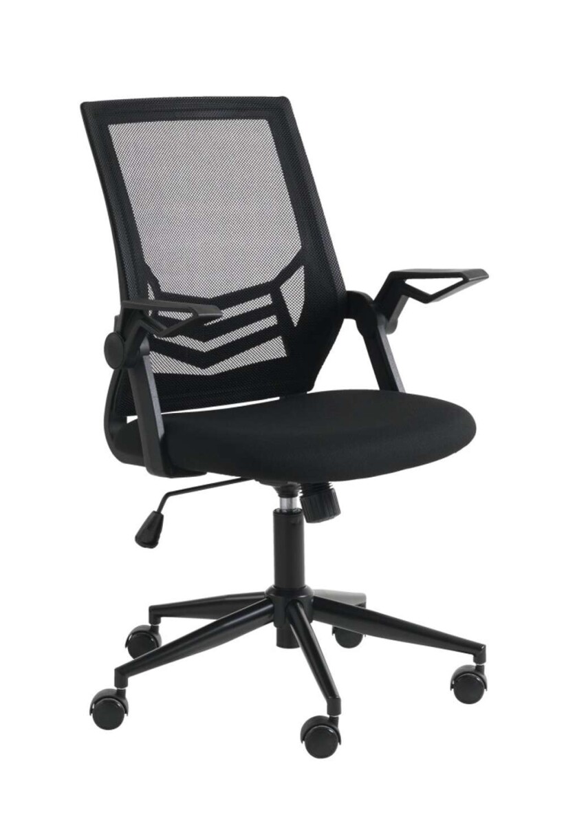 Silla De Oficina Asperup Malla - Negro/Tela 