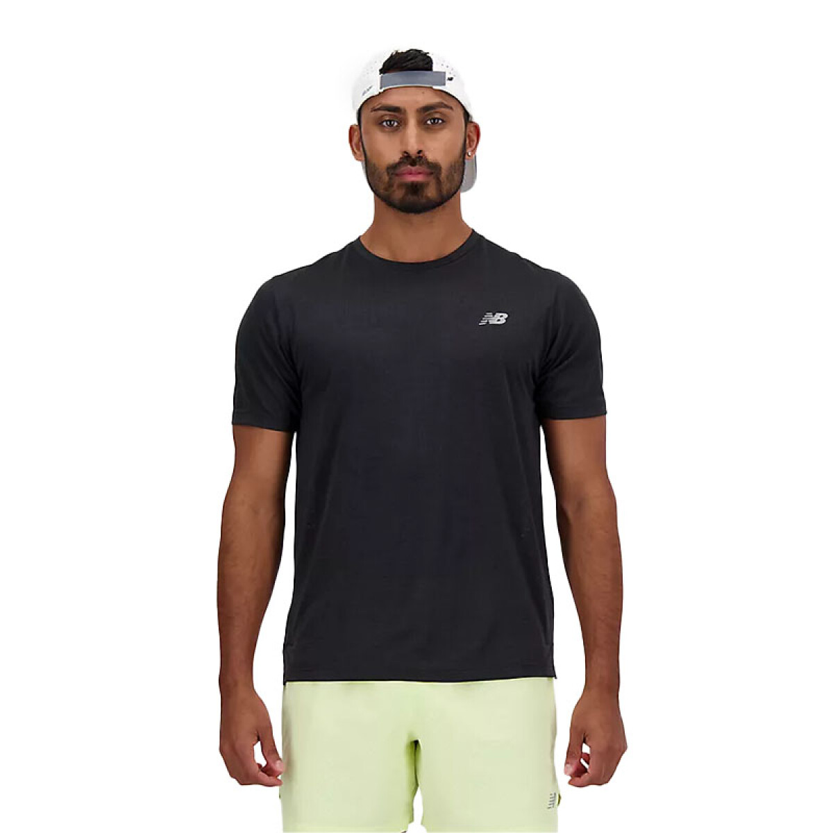 Remera New Balance Athletics Run - Negro 