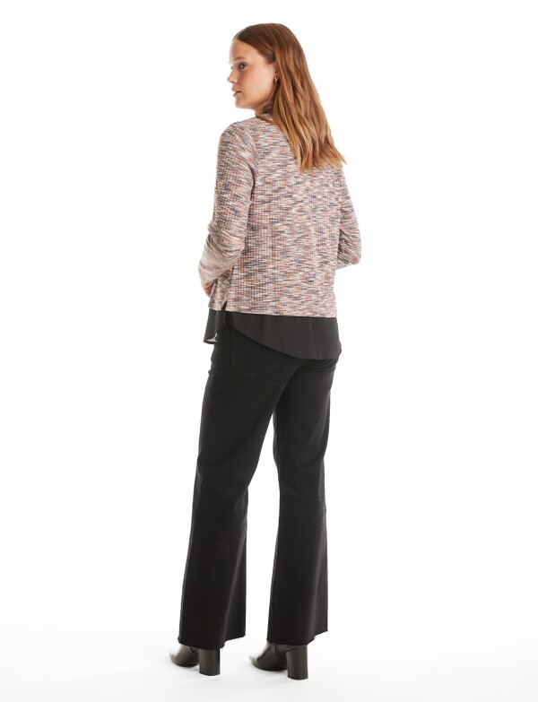 Buzo Melange & Camisa MULTI/MARRON