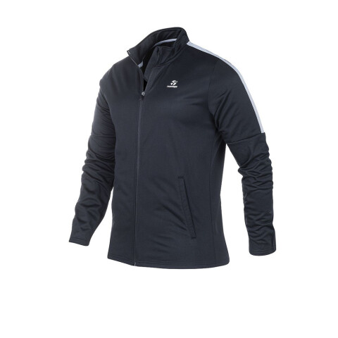 CAMPERA MEN TRNG TEAM gris castle NEGRO