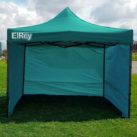 Gazebo 2.5x2.5mt Toldo Uv30 Impermeable + 3 Paredes Verde