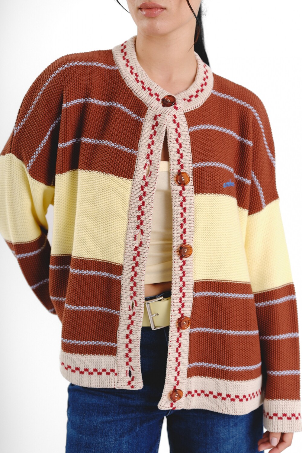 Cardigan Glory SS27 PRE ORDER Chocolate