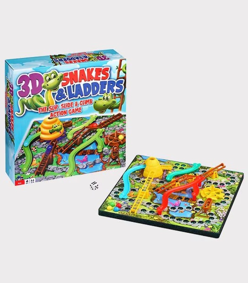 Juego Ludo con escaleras y toboganes 