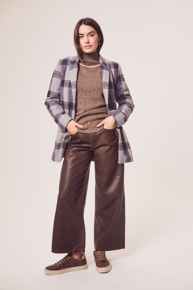 Blazer Cuadros Lana Multi