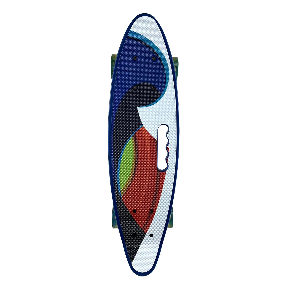 Skate patineta Penny con agarre 60 cm multicolor 