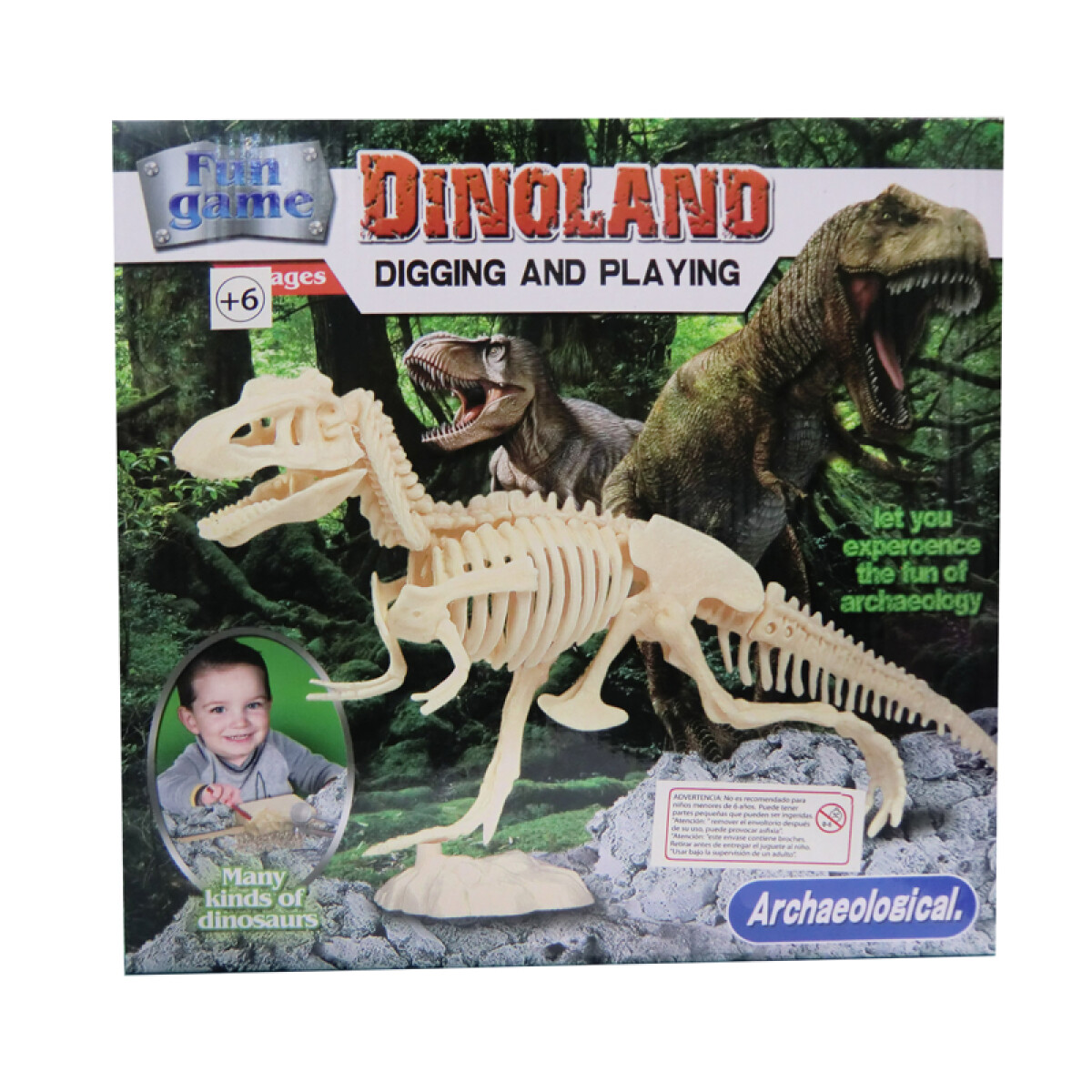 Excavación Dinosaurio Juego de Paleontología 