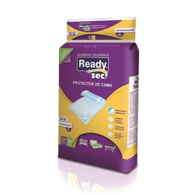 Sabanilla Ready Sec Con Adhesivo 60 Cm. X 90 Cm. 10 Uds. Sabanilla Ready Sec Con Adhesivo 60 Cm. X 90 Cm. 10 Uds.
