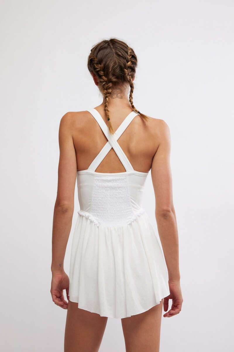 VESTIDO SMOCKIN HOT Blanco