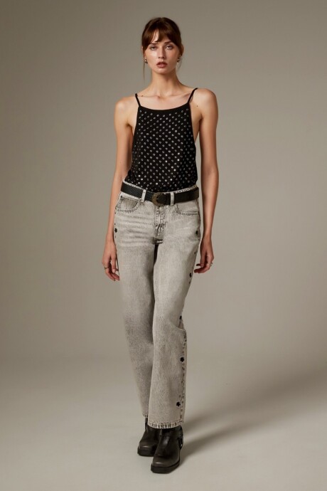 Pantalon Primelia Gris Claro