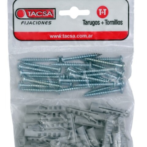 TARUGO STD 6MM + TORNILLO PARKER X BOLSA (40 UNI) TARUGO STD 6MM + TORNILLO PARKER X BOLSA (40 UNI)