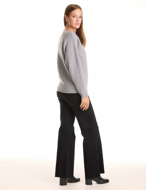 Buzo Ribs Dolman Esc GRIS