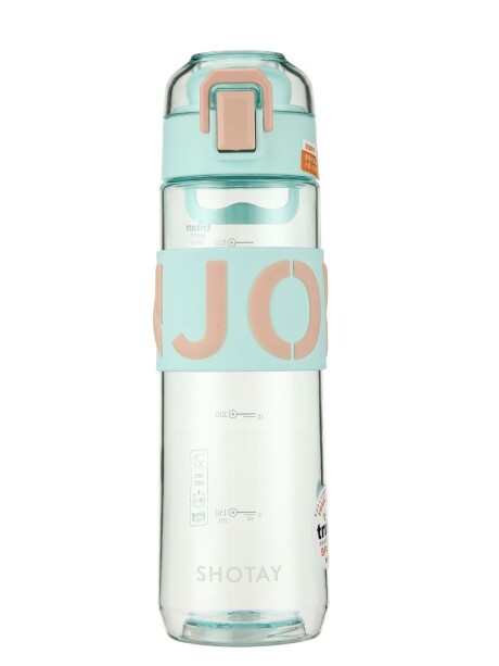 Botella Tritán c/Silicona - 680mL. Turquesa