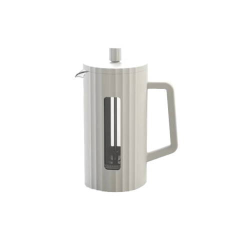 CAFETERA/TETERA FRENCH 350ML BOROSILICATO/PP BLANCO CATANIA CAFETERA/TETERA FRENCH 350ML BOROSILICATO/PP BLANCO CATANIA