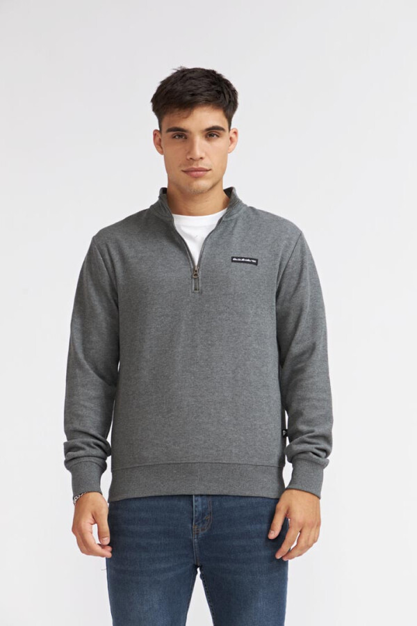 Quiksilver Buzo KIAN Hombre - Gris Melange Combinado