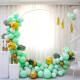 Medio Arco de globos Pastel Verde