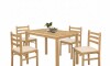 Juego de Comedor 4 sillas - New Starter Natural