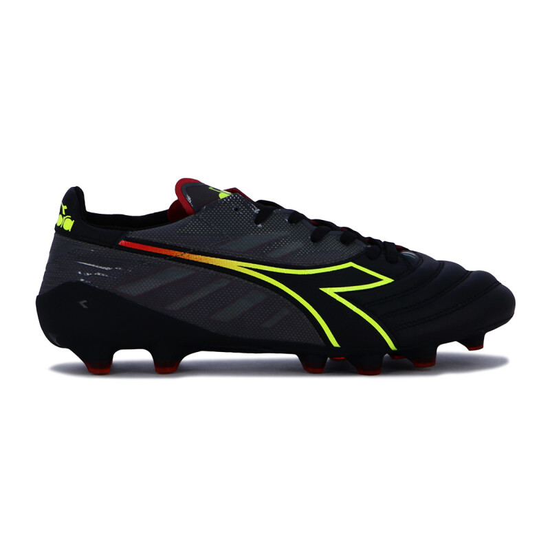 Diadora Brasil Elite Veloce Ita Lpx Negro-amarillo Fluo