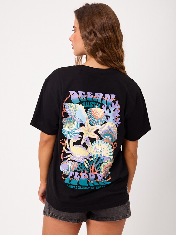 T-SHIRT MARLENA RUSTY Negro