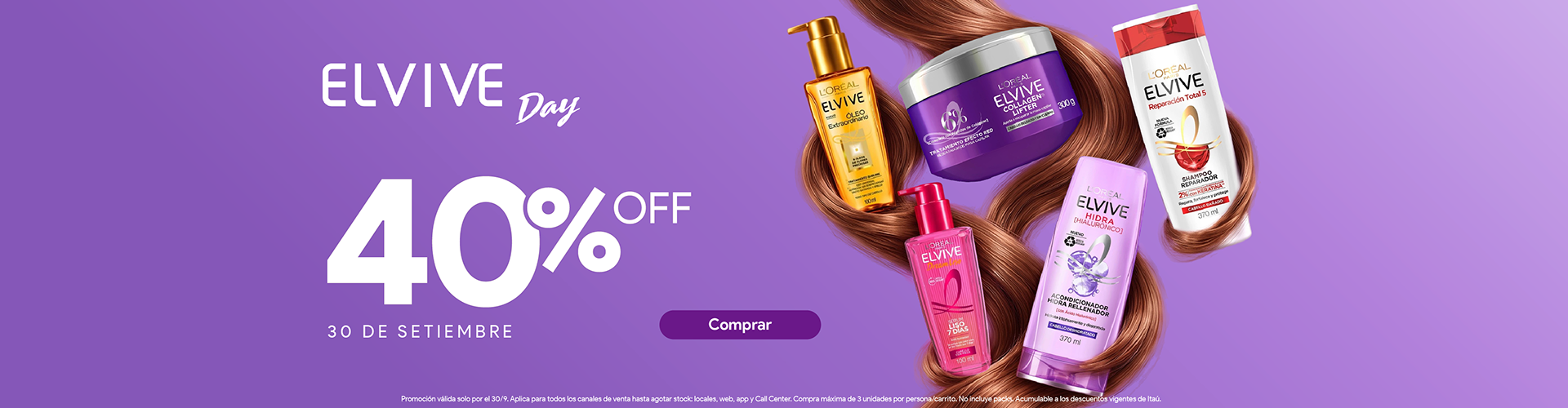 Elvive Day 40% off!