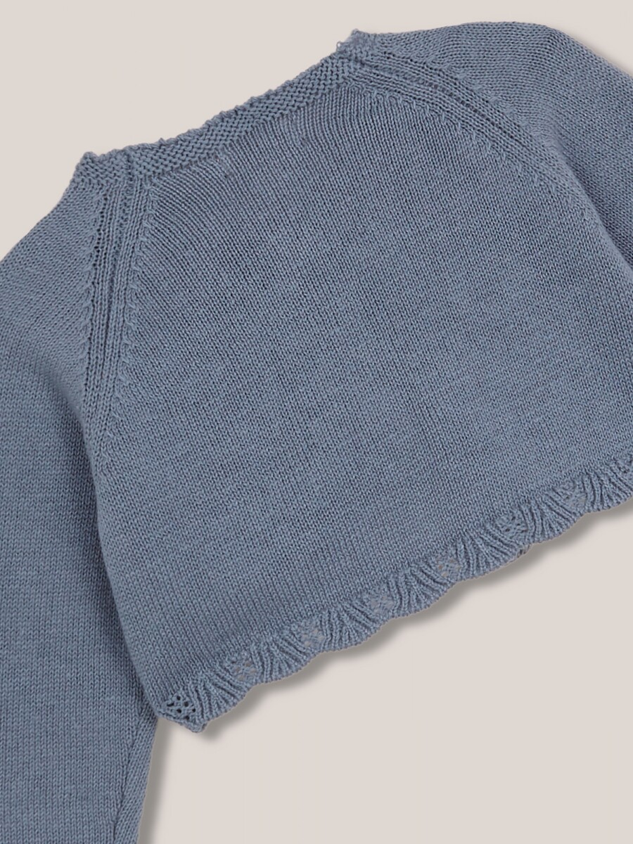 Chaqueta Con Ondas Gris