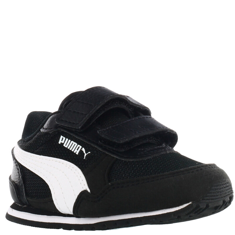 Championes Infantiles Puma St Runner V3 Inf Negro - Blanco