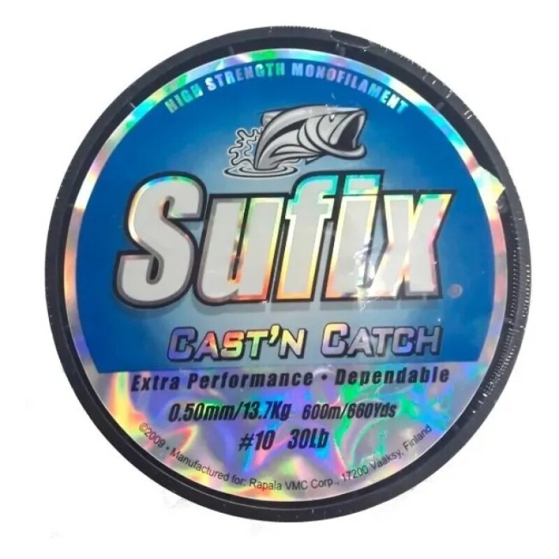 Tanza Sufix Cast`n Catch 0.45mm Bobina 600 Mts Tanza Sufix Cast`n Catch 0.45mm Bobina 600 Mts