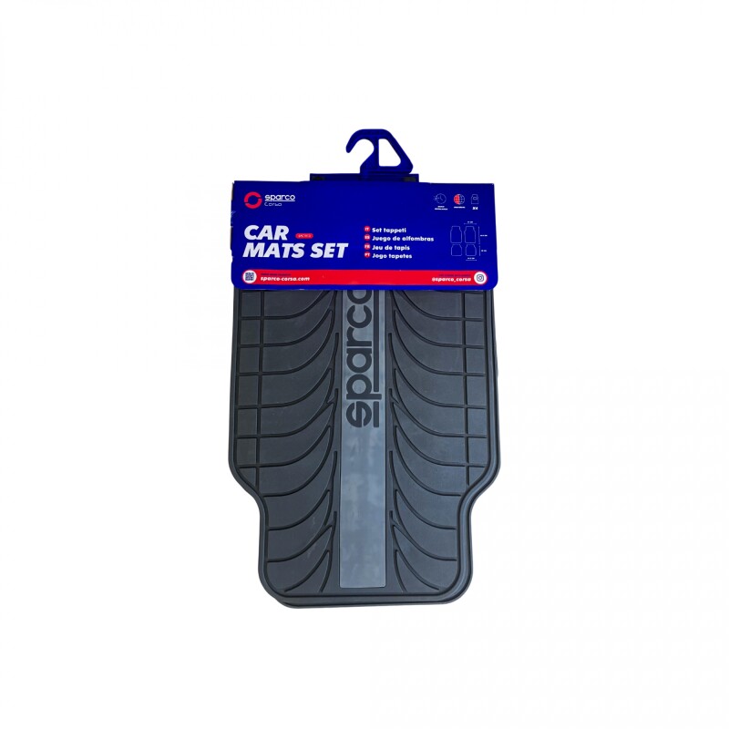 Sparco Alfombra Juego Completo Negro Gris