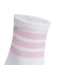 Medias Infantiles Adidas LK RIB x3 Blanco - Rosa - Violeta