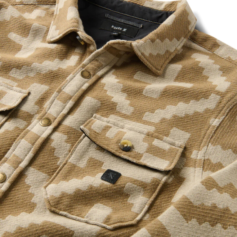 Camisa Roark Nordsman Jacquard - Marrón Camisa Roark Nordsman Jacquard - Marrón