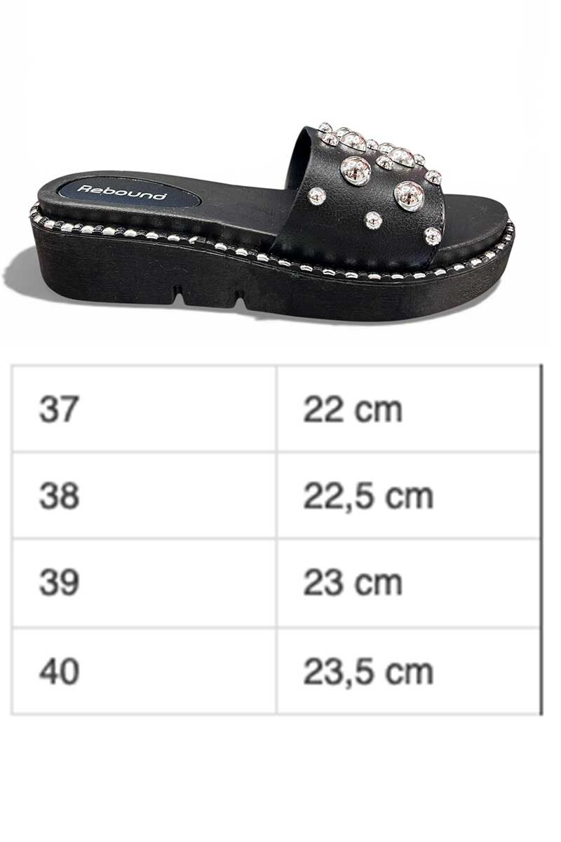 SANDALIA TACHAS 802 Negro