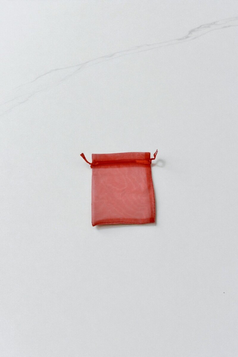 Bolsa organza 7x9cm - ROJO 
