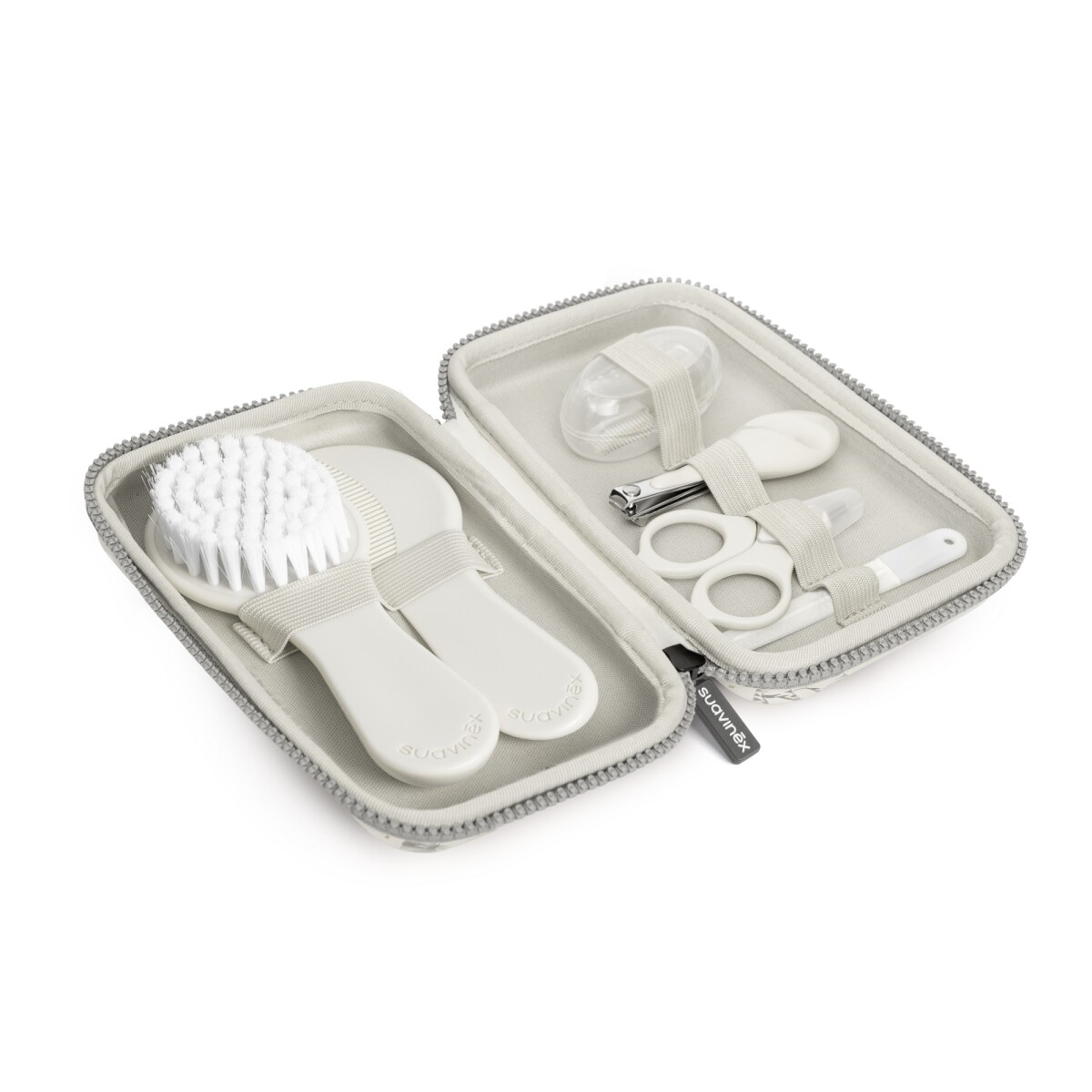 Set de Menicura para Bebé Suavinex Tigers Gris 