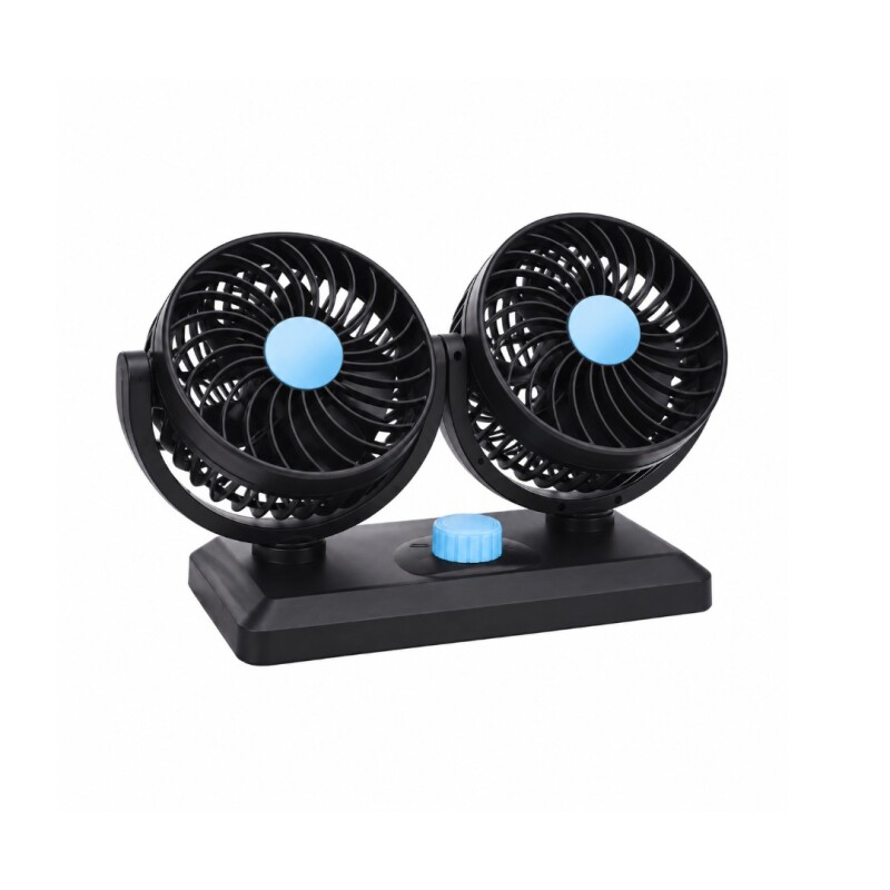 Ventilador doble para auto con USB Ventilador doble para auto con USB